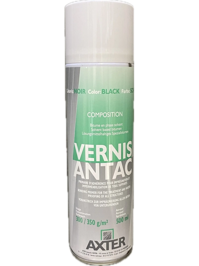 Vernis Bitume Adero. Spray 0,5L